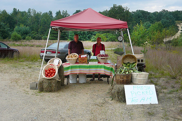 farm stand tent